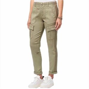 Democracy Crochet Trim High Rise Utility Pant